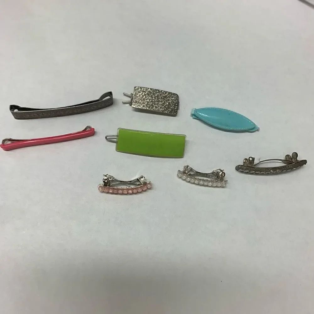 8 Vintage Hair Barrettes For Women And Girls - Picture 5 of 7